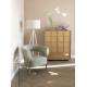 Lampe Tripod Beige Zuiver Luminaire Design sur Trépied en Métal Abat-Jour en Polyester 50x50x157cm