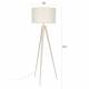Lampe Tripod Beige Zuiver Luminaire Design sur Trépied en Métal Abat-Jour en Polyester 50x50x157cm