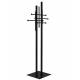 Porte-manteau Rumex Dutchbone Support à Manteaux en Acier Noir Mobilier d'Entrée Design 45x71x185cm
