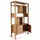 Bibliothèque Itarsi Athezza Meuble Etagère de Rangement en Manguier Scandinave 40x100x180cm