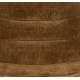 Fauteuil Lounge Wyatt Dutchbone Assise 1 Place Velours Cognac et Bois Sofa Siège de Salon Rétro 70,5x87x101cm