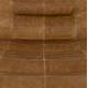 Fauteuil Lounge Wyatt Dutchbone Assise 1 Place Cuir Cognac et Bois Sofa Siège de Salon Rétro 70,5x87x101cm