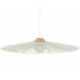 Suspension Belle S Zuiver Lustre Design en Acier Beige et Corde Tressée Luminaire Aérien 65x65x167cm