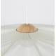 Suspension Belle S Zuiver Lustre Design en Acier Beige et Corde Tressée Luminaire Aérien 65x65x167cm
