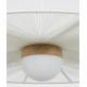 Suspension Belle S Zuiver Lustre Design en Acier Beige et Corde Tressée Luminaire Aérien 65x65x167cm