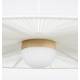 Suspension Belle L Zuiver Lustre Design en Acier Beige et Corde Tressée Luminaire Aérien 80x80x167cm