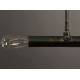 Suspension Double Doppio Dutchbone Luminaire 2 Ampoules Orientable en Acier Noir Antique 11,5x30,5x142,5cm