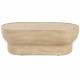 Table Basse Extérieure Noble Zuiver Table Basse en Béton Guéridon Ovale 35x50x100cm