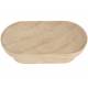 Table Basse Extérieure Noble Zuiver Table Basse en Béton Guéridon Ovale 35x50x100cm