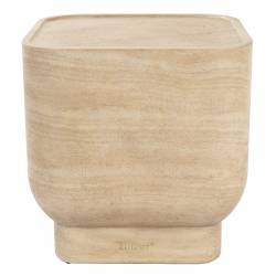 Table d'Appoint Extérieure Noble Square Zuiver Guéridon Carré en Béton 45x45x47cm