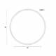 Miroir Gale Dutchbone Glace Murale avec Contour en Bois d'Hévéa Miroir Rond 3x80x80cm