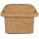 Fauteuil Lounge Kent Ocre Dutchbone Siège de Salon 1 Place Style Vintage en Bois et Tissu 66x74x86cm
