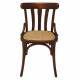 Lot de 2 Chaises Estaminet Signature Assises de Table Bistrot Sièges en Bouleau et Fibres Naturelles 48x52x81cm