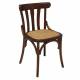 Lot de 2 Chaises Estaminet Signature Assises de Table Bistrot Sièges en Bouleau et Fibres Naturelles 48x52x81cm