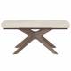 Table Extensible Tivoli Signature Table de Repas Rectangulaire en Céramique et Bois Mobilier à Rallonges 76x90x180-260cm