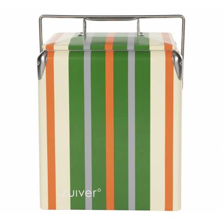 Glacière Portable Be Wine Stripes Lemon Zuiver en Polypropylène Format Compact pour Boissons 23,5x32x43cm