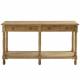 Console Boissy Signature Table de Drapier en Chêne Massif Table d'Appoint Esprit Charme 40x80x150cm