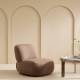 Fauteuil Pivotant Cesar Corail Signature Assise de Salon Moderne Siège en Tissu 71x81x92cm