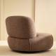 Fauteuil Pivotant Cesar Corail Signature Assise de Salon Moderne Siège en Tissu 71x81x92cm