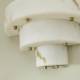 Applique SARA Signature Luminaire en Métal et Faux Albâtre Eclairage Mural Art-Déco 15x30x32cm