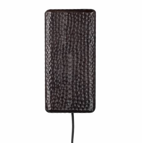 Applique Murale Marnix Dutchbone Luminaire sur Secteur en Manguier Marron Eclairage en Bois 12x22x25cm
