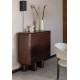 Applique Murale Marnix Dutchbone Luminaire sur Secteur en Manguier Marron Eclairage en Bois 12x22x25cm