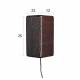 Applique Murale Marnix Dutchbone Luminaire sur Secteur en Manguier Marron Eclairage en Bois 12x22x25cm