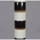 Lampadaire Vertigo Dutchbone Lampe sur Pied en Céramique Vert Clair et Marron Abat-jour Coton Beige 45x45x143cm