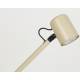 Lampe Aéro Woody Luminaire à Poser en Acier Beige et PVC Eclairage Inclinable 20x45,5x55cm