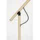Lampe Aéro Woody Luminaire à Poser en Acier Beige et PVC Eclairage Inclinable 20x45,5x55cm