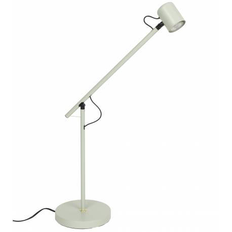 Lampe Aéro Woody Luminaire à Poser en Acier Vert et PVC Eclairage Inclinable 20x45,5x55cm