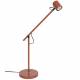 Lampe Aéro Woody Luminaire à Poser en Acier Rouge et PVC Eclairage Inclinable 20x45,5x55cm