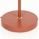 Lampe Aéro Woody Luminaire à Poser en Acier Rouge et PVC Eclairage Inclinable 20x45,5x55cm
