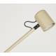 Lampadaire Aéro Woody Luminaire sur Pied en Acier Beige et PVC Eclairage Inclinable 25x57,5x120cm