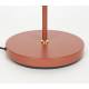 Lampadaire Aéro Woody Luminaire sur Pied en Acier Rouge et PVC Eclairage Inclinable 25x57,5x120cm