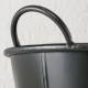 Bassine Acier Noir Bac à Plantes Jardinière Jackson à Poignée Ronde Mm 18,5x36,5x42cm