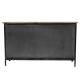 Bahut Meuble de Rangement Buffet Placard Industriel 2 Portes 3 Tiroirs en Acier et Bois 40x81x134,5cm
