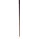 Pluviomètre à Piquer Tuteur à Plantes Déco de Jardin Corbeau Parapluie Rouge en Acier et Verre 12,5x21,5x131cm