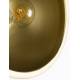 Applique Sunny M Woody Luminaire Mural en Acier Finition Noire et Dorée Alimentation sur Secteur 18x24x24cm