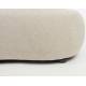 Canapé Noxx Woody Sofa Asymétrique en Bois et Tissu Beige Assise Contemporaine 73x115x185cm