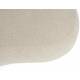 Canapé Noxx Woody Sofa Asymétrique en Bois et Tissu Beige Assise Contemporaine 73x115x185cm