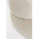 Canapé Noxx Woody Sofa Asymétrique en Bois et Tissu Beige Assise Contemporaine 73x115x185cm