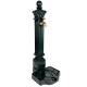 Fontaine de Jardin Décoration à Poser en Fonte d'Aluminium et Robinet en Laiton Colonne à Eau Style Antan 29x33x81cm