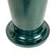 Colonne extérieure Fontaine de Jardin en Acier et Fonte Vert et Robinet Fonctionnel en Laiton 17,5x17,5x90cm