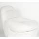 Fauteuil Velvoro Pivotant Woody Siège de Salon en Tissu Blanc Cassé 80x82x84cm