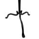 Candelabre 3 Feux en Fonte Noire Porte Bougie Chandelier à Poser Bougeoir sur Pied 30x30x88cm