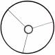 Abat-jour Velours Marron pour Luminaire Dessus de Lampe ou Lampadaire 30,5x35x35cm