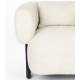 Fauteuil Neil Zuiver Siège de Salon en Bois et Tissu Assise Lounge Beige 69x86x91cm