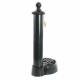 Fontaine à Poser Source Fonte d’Aluminium Vert Anglais avec Robinet Fonctionnel en Laiton 24,9x30,6x61,9cm