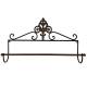 Grand Porte Serviette Mural de Cuisine ou Salle de Bain en Acier Marron 9x38x59,5cm